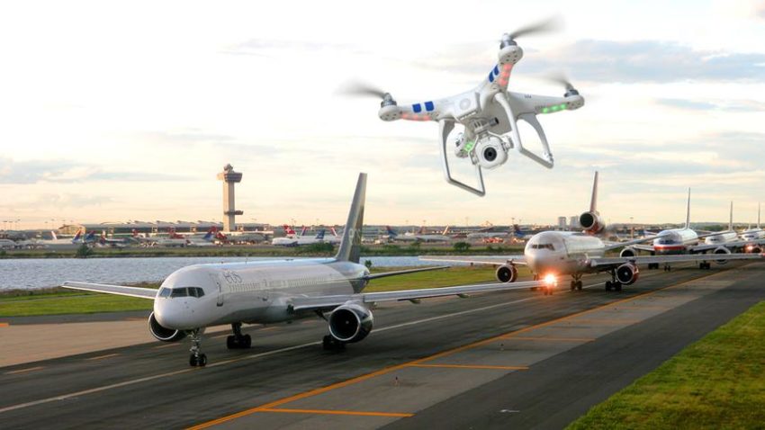 At international airports will begin to track drone flights