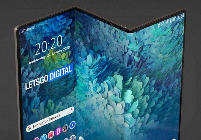 the new Samsung Galaxy Fold will be able to fold three times