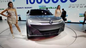 Futuro-e futuristic electric car introduced by Suzuki