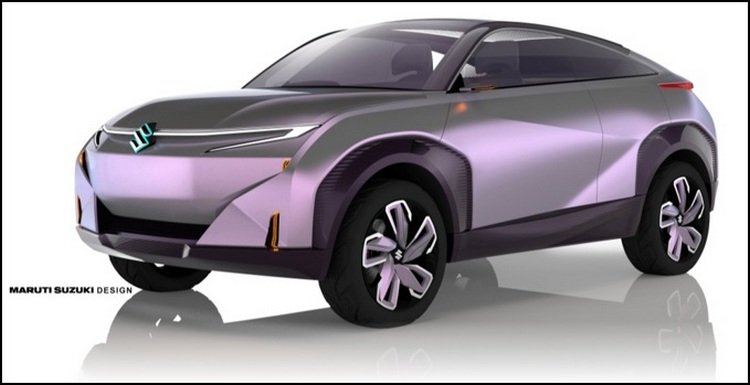 Futuristic electric car Futuro-e
