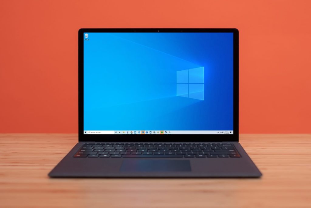 laptop with windows