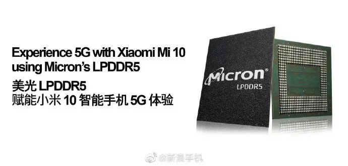 Micron LPDDRR5 memory debuts on Xiaomi gadgets